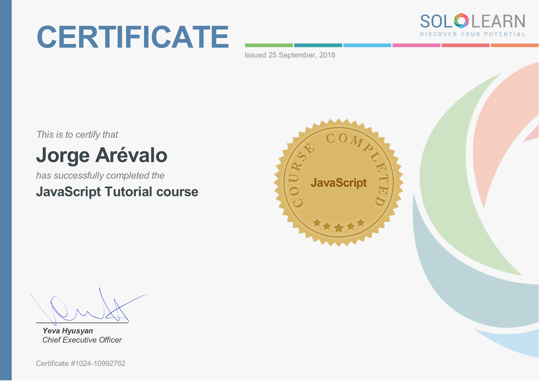 JavaScript SoloLearn